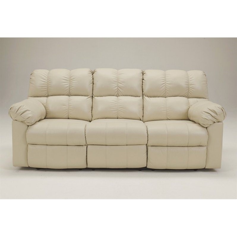 Ashley Furniture Kennard Leather Power Reclining Sofa in 