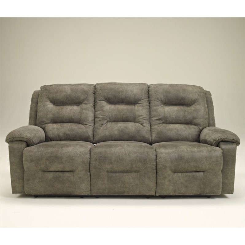 Ashley Furniture Rotation Power Reclining Sofa In Smoke 9750187