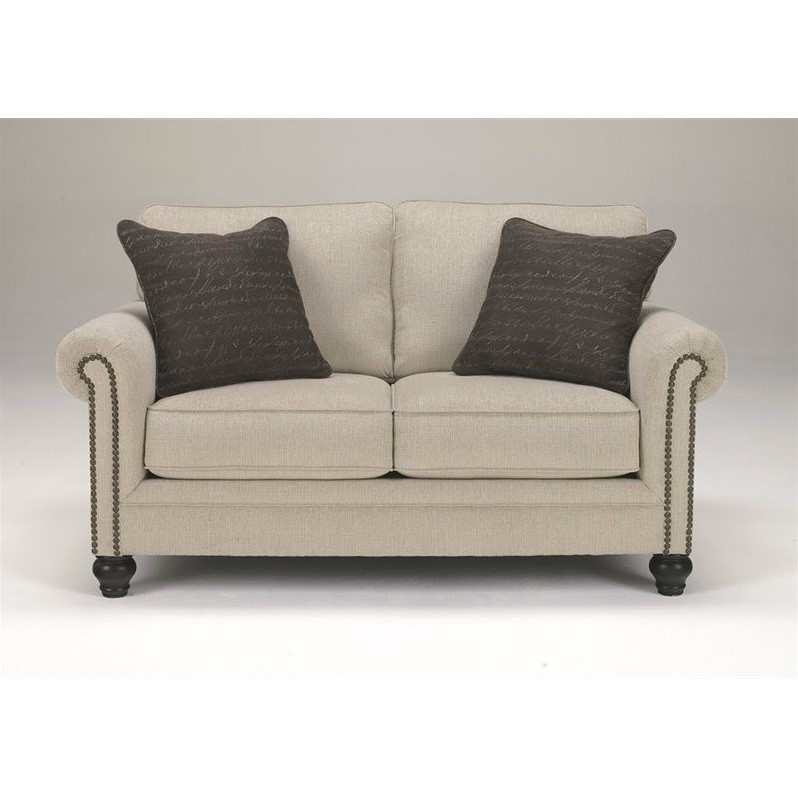Signature Design by Ashley Milari Microfiber Sofa in Linen 1300038