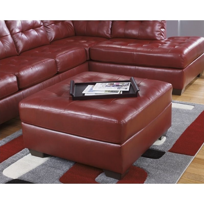 Ashley Furniture Alliston 3 Piece Leather Sectional With Ottoman Ashley Furniture Alliston 3 Piece Leather Sectional With Ottoman