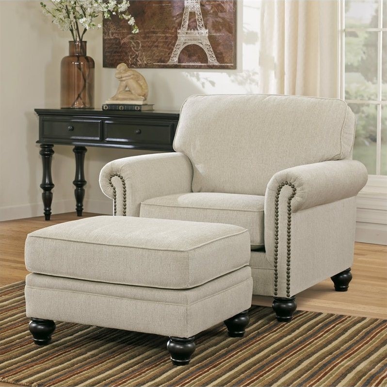 Signature Design by Ashley Furniture Milari Accent Chair with Ottoman