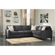 Ashley Furniture Alenya Right Facing 3 Piece Sectional in Charcoal ...