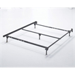 Signature Design by Ashley Queen Metal Bed Frame with Floor Glides in Black