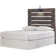 Signature Design by Ashley Queen Metal Bed Frame with Floor Glides in Black