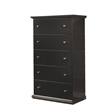 Signature Design by Ashley Maribel 5 Drawer Wood Chest in Black