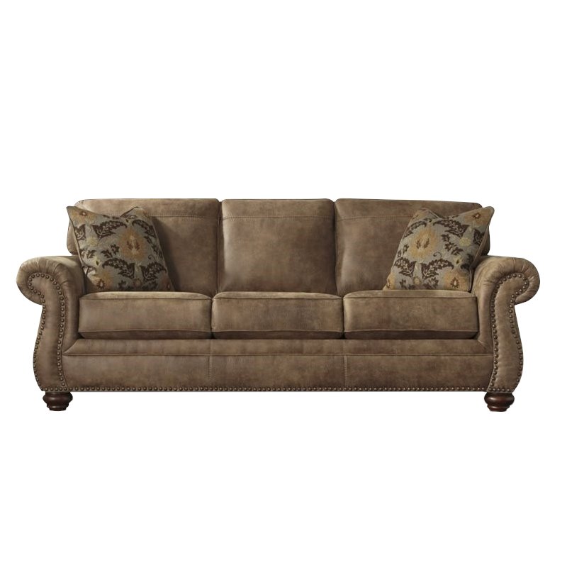 Ashley Larkinhurst Faux Leather Sofa, Signature Design By Ashley Larkinhurst Earth Queen Sleeper Sofa