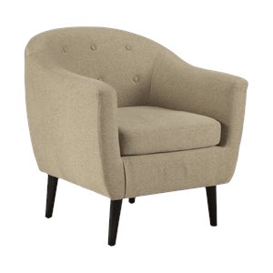 klorey fabric accent chair