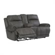 Ashley Austere Faux Leather Zero Wall Recliner in Gray - 3840152