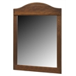 Ashley Furniture Barchan Engineered Wood/Glass Bedroom Mirror in Medium Brown