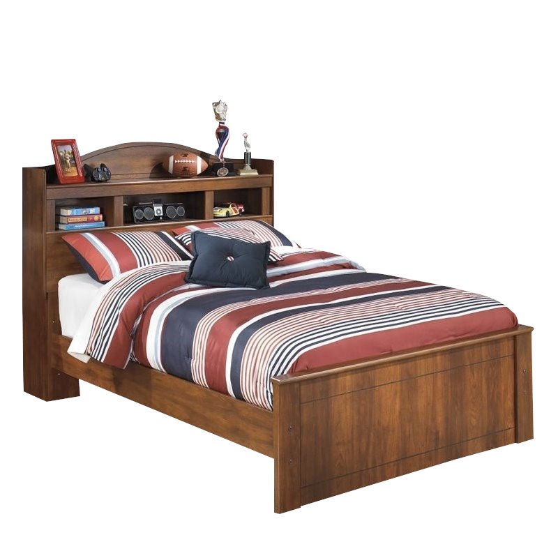 Ashley Furniture Barchan Wood Full Bookcase Bed in Brown B2286584