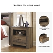 Ashley Furniture Trinell 1 Drawer Wood Nightstand in Brown