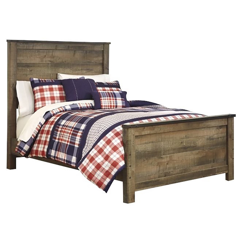 Ashley Furniture Trinell Full Panel Bed in Brown