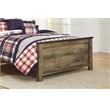 Ashley Furniture Trinell Full Panel Bed in Brown