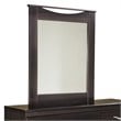 Signature Design by Ashley Zanbury Engineered Wood Bedroom Mirror in Merlot