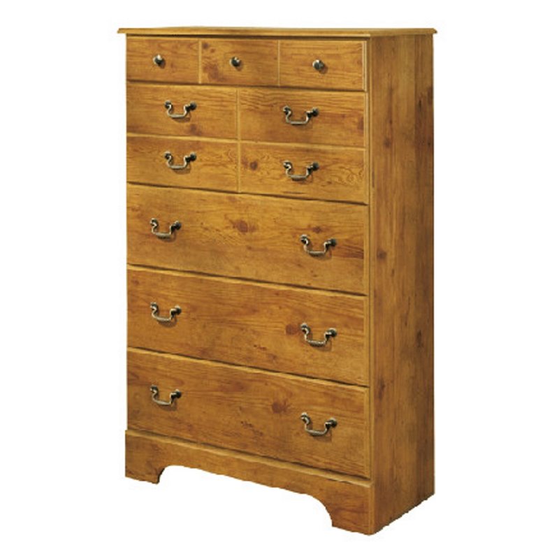 Ashley Bittersweet 5 Drawer Wood Chest in Light Brown B21946