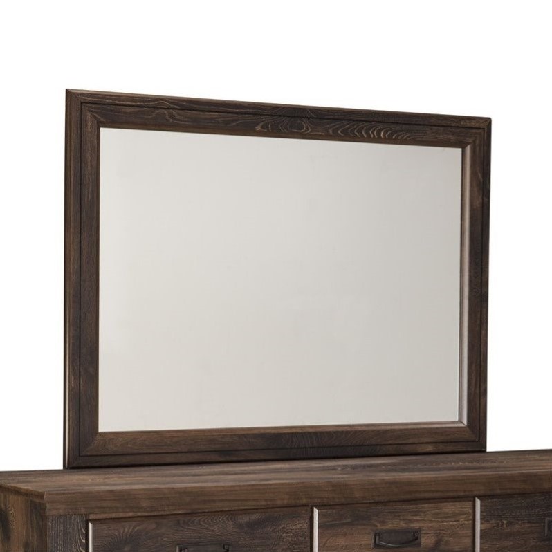 Ashley Furniture Quinden Bedroom Mirror in Dark Brown
