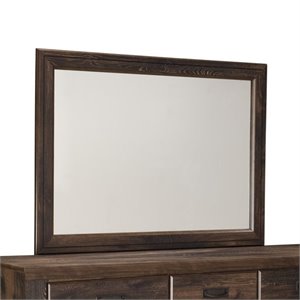 ashley furniture quinden bedroom mirror in dark brown