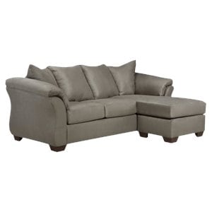 darcy fabric chaise sofa