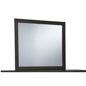 Ashley Furniture Harlinton Engineered Wood Frame Bedroom Mirror - Charcoal Brown