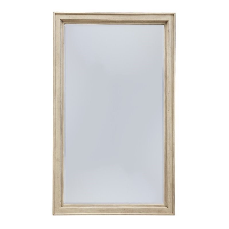 Ashley Demarlos Floor Mirror in Parchment B69307