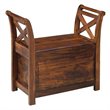 Ashley Furniture Abbonto Storage Bench in Warm Brown