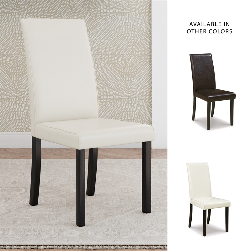 Ashley Furniture Kimonte Fabric Upholstered Dining Chair in Ivory