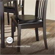 Ashley Furniture Hammis Faux Leather Side Chair in Dark Brown