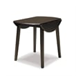 Signature Design by Ashley Hammis Round Drop Leaf Dining Table in Dark Brown