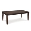 Ashley Haddigan Rectangular Butterfly Dining Table in Dark Brown