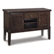Signature Design by Ashley Haddigan Buffet Table in Dark Brown