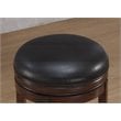American Woodcrafters Stella 30-inch Backless Medium Walnut Wood Bar Stool