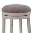 American Woodcrafters Aversa 30-inch Backless Antique White Wood Bar Stool