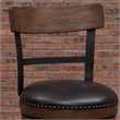 American Woodcrafters Taranto 26-inch Washed Brown Wood Swivel Counter Bar Stool