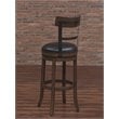 American Woodcrafters Taranto 34-inch Washed Brown Wood Swivel Tall Bar Stool