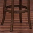 American Woodcrafters Taranto 34-inch Washed Brown Wood Swivel Tall Bar Stool