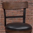 American Woodcrafters Taranto 34-inch Washed Brown Wood Swivel Tall Bar Stool