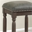 American Woodcrafters Bronson 26-inch Driftwood Gray Wood Backless Counter Stool