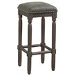 American Woodcrafters Bronson 26-inch Driftwood Gray Wood Backless Counter Stool