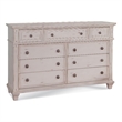 American Woodcrafters Sedona Antique White Wood 9-drawer Dresser