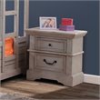 American Woodcrafters Stonebrook Antique Gray Wood 2-drawer Nightstand