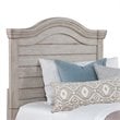 American Woodcrafters Stonebrook Twin Antique Gray Wood Headboard