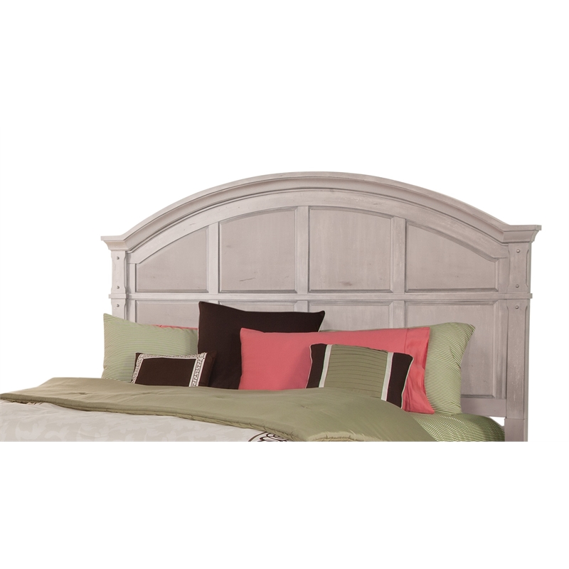 Sedona Vintage Style FullQueen Wooden White Panel Headboard Only