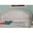 American Woodcrafters Sedona White Wood Arched King Panel Headboard