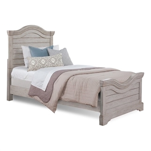 american woodcrafters stonebrook solid wood full bed in antique gray
