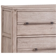 American Woodcrafters Aurora 7-Drawer White-washed Wood Dresser