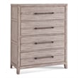 American Woodcrafters Aurora 4-Drawer White-washed Wood Chest