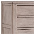 American Woodcrafters Aurora 4-Drawer White-washed Wood Chest