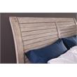 American Woodcrafters Aurora White-washed Wood King Sleigh Storage Bed