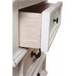 American Woodcrafters Stonebrook 3-Drawer Antique White Wood Nightstand