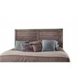 American Woodcrafters Aurora Weathered Gray Wood King Panel Headboard